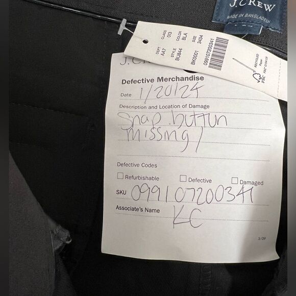 J.Crew 770™ Straight-fit midweight tech pant - Picture 3 of 4